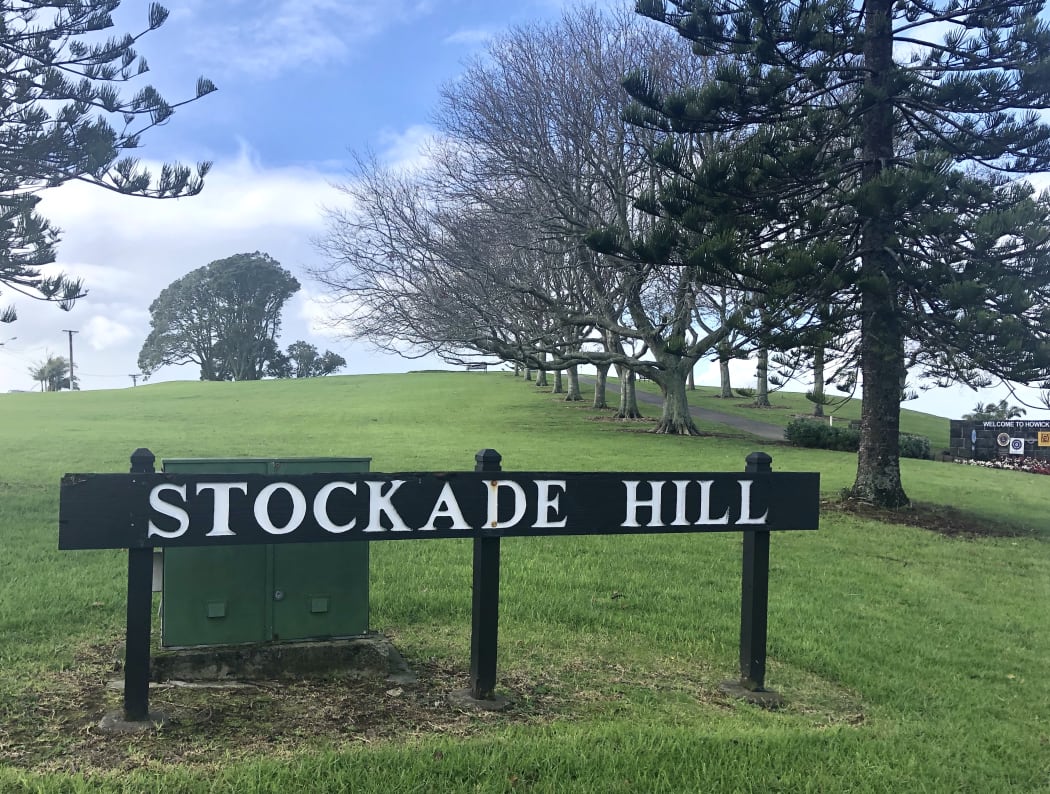 Looking towards the summit of Stockade Hill.