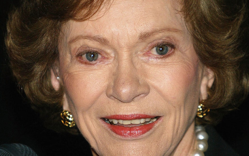 Former US first lady Rosalynn Carter attends the Death Penalty Focus Awards, at the Beverly Hilton Hotel on 20 April, 2004 in Beverly Hills, California.