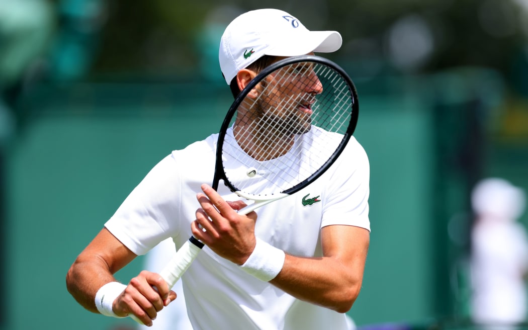 Serbian tennis player Novak Djokovic