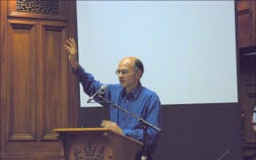 Simon Collins speaking about the commercial pressures on news at Parliament in 2007