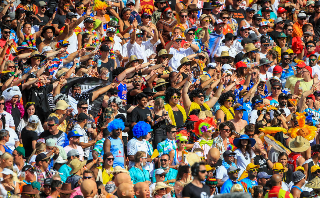 . Day 2, HSBC Sevens, Waikato Stadium, Hamilton, New Zealand. Sunday, 4 February, 2018.