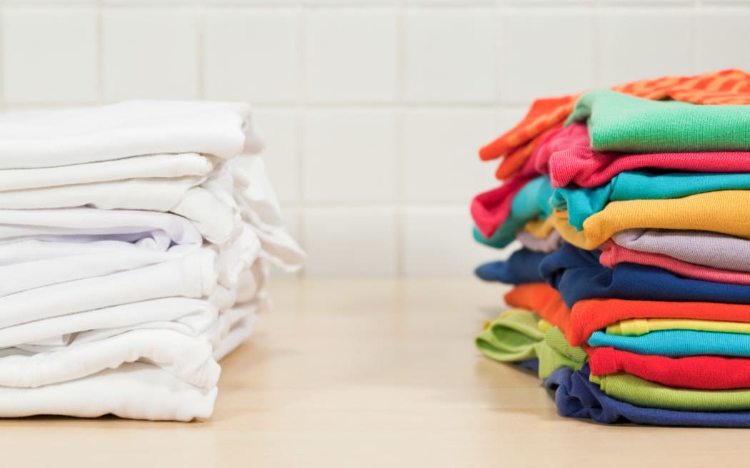Piles of clean laundry (Photo by Bjarte Rettedal / Image Source / Image Source via AFP)