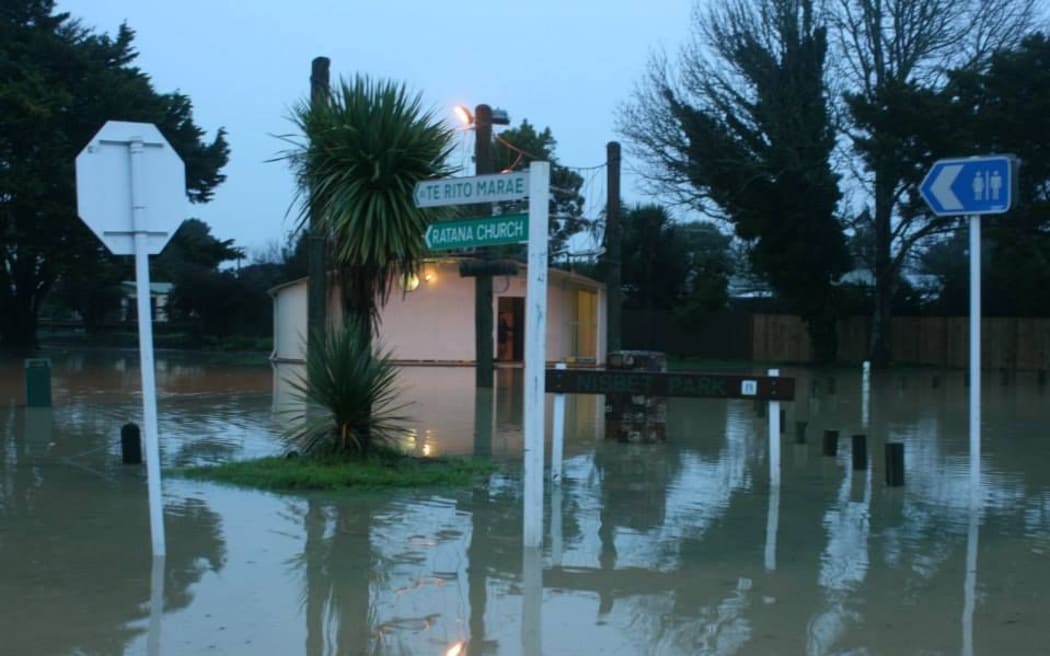 A welfare centre has been set up after flooding in Moerewa.