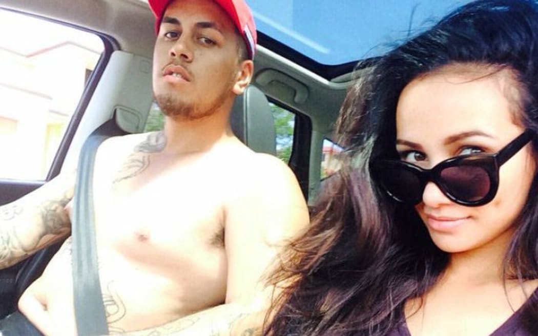 Tara Brown in a photo with Lionel Patea that she uploaded to Instagram before her death.