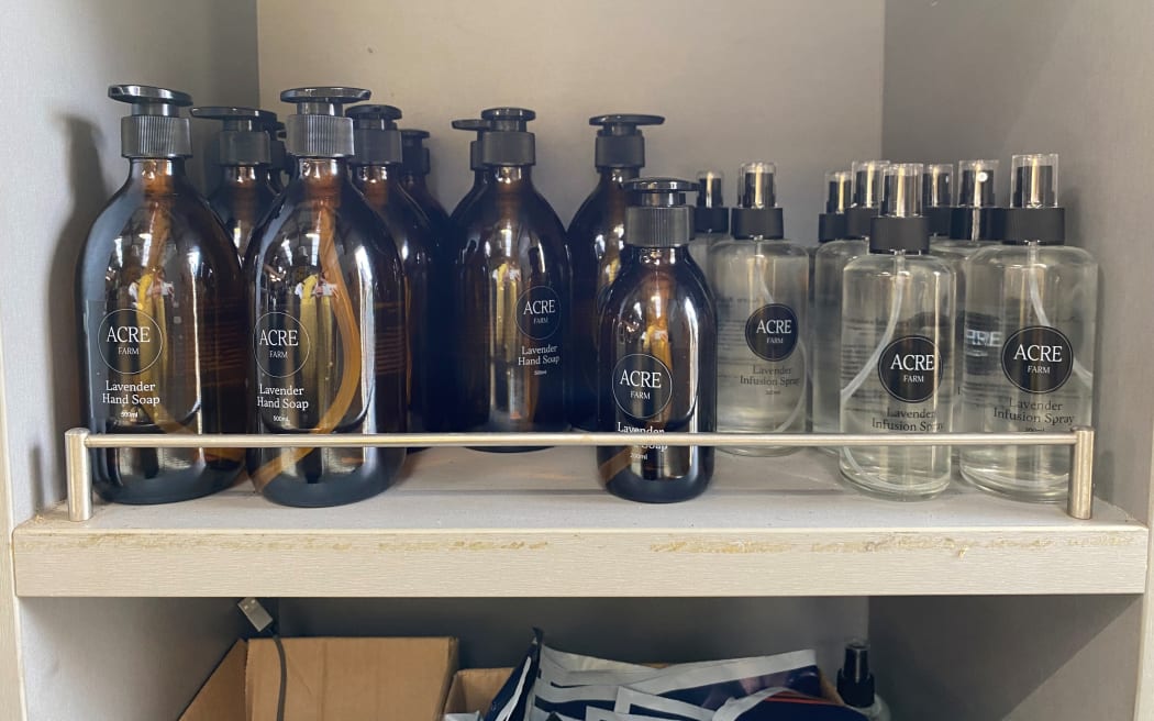 Handsoap and infusion spray are just some of the products made at Acre Farm.