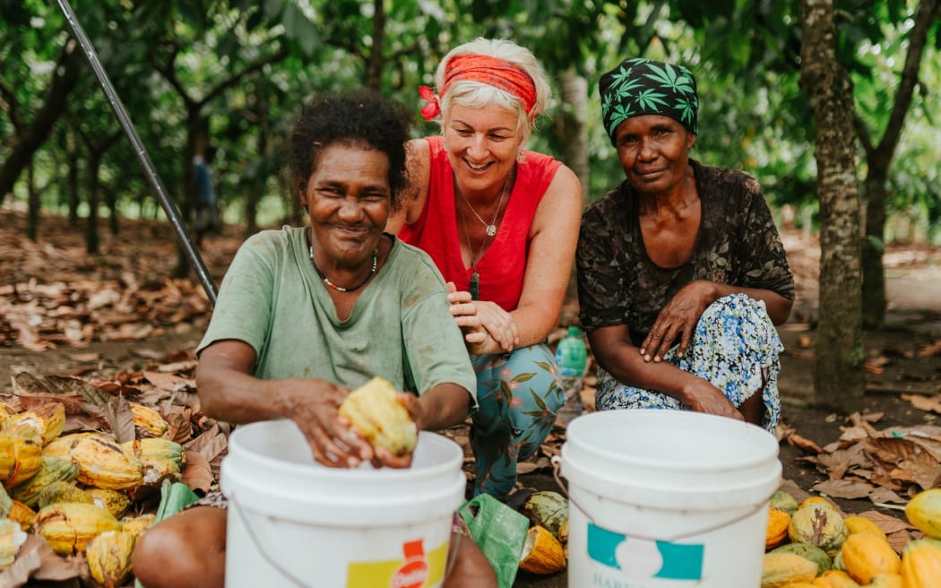 Brown says every farming community to understand the history of cacao.