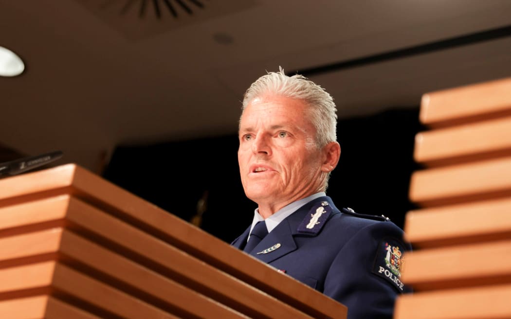 Police Commissioner Richard Chambers after a damning report into police conduct.