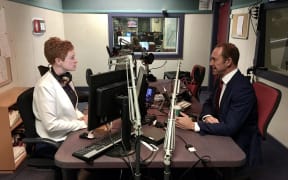 Andrew Little and Susie Ferguson