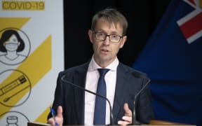 Director-General of Health Dr Ashley Bloomfield during the Covid-19 and vaccine update at Parliament on 29 September 2021.