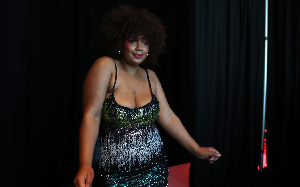 AUCKLAND, NEW ZEALAND - AUGUST 31: A model is seen backstage during the Bantu show during New Zealand Fashion Week 23: Kahuria at Viaduct Events Centre‎ on August 31, 2023 in Auckland, New Zealand.
