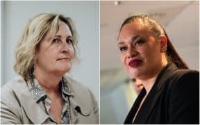 Diane Calvert and Tory Whanau.