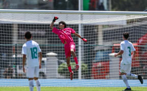 New Zealand's Will Martin at the OFC U-16 Men's Championship 2025, New Zealand v Samoa, National Stadium, Honiara, Solomon Islands, Monday 18 August 2025. Photo: DJ Mills / www.phototek.nz