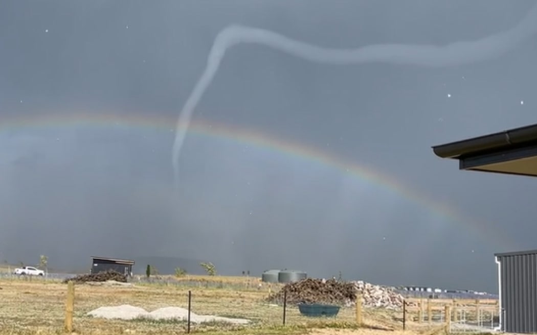 A tornado at Springvale, Otago.