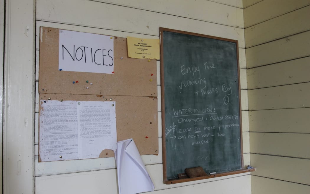 At a site visit last year, the Belvedere Hall was a time capsule of untouched notices.