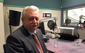 Russia's ambassador to New Zealand, Valery Tereshchenko, in RNZ's Wellington studio.