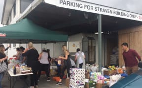 Theo’s fish shop in Riccarton: People dropping off food and groceries for victims’ families