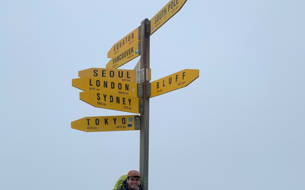 Jamie Tahana at Cape Reinga