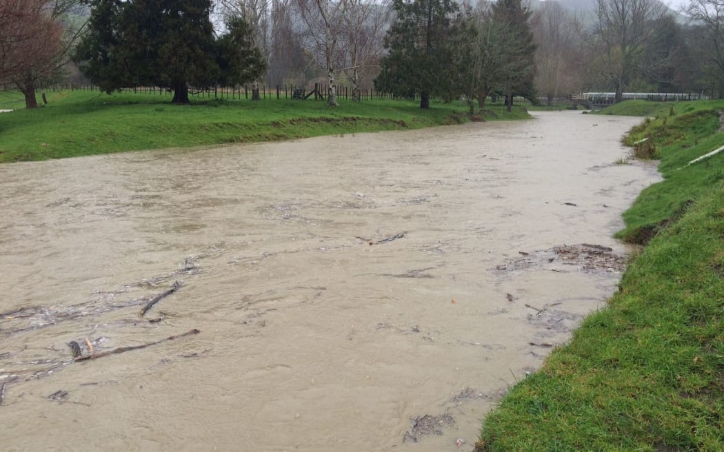 Flooding at Ngatapa.