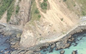 Earthquake damage and slips around Kaikoura after the Hanmer Springs earthquake on November 14.