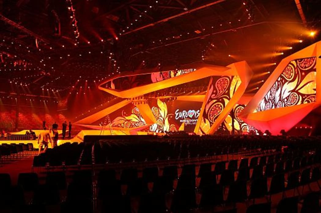Crystal Hall at 2012 Eurovision Song Contest in Baku, Azerbaijan