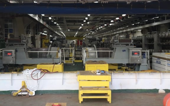 Cable maintenance ship The Reliance