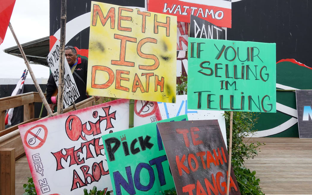 Meth protest in Kaitaia