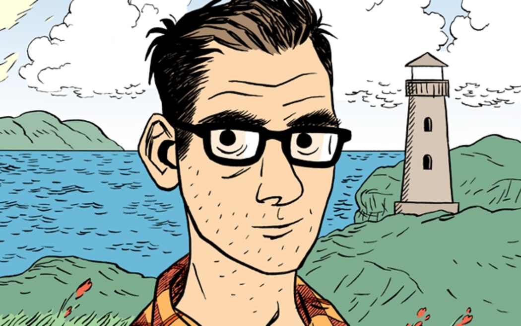 Dylan Horrocks self-portait