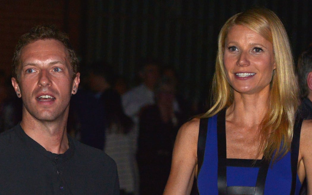 Chris Martin and Gwyneth Paltrow before their "conscious uncoupling".
