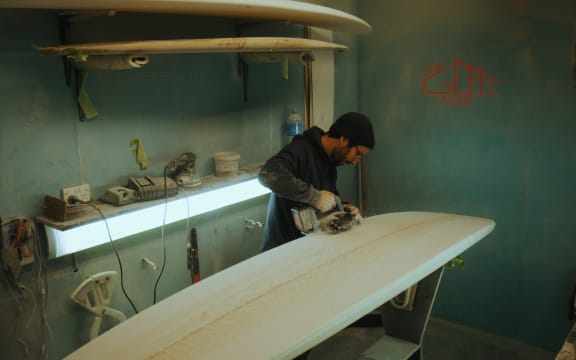 The Goat Shed also offers want to be board shapers an opportunity to learn the craft.