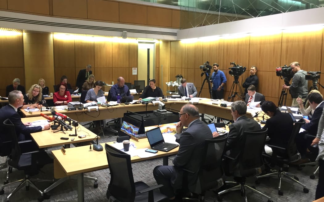 The Finance and Expenditure Committee hears submissions on gun law reform. April 2019