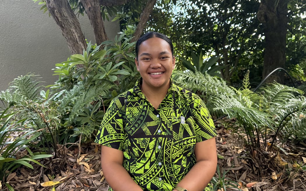 Tereora College student leader Maeva Patira.