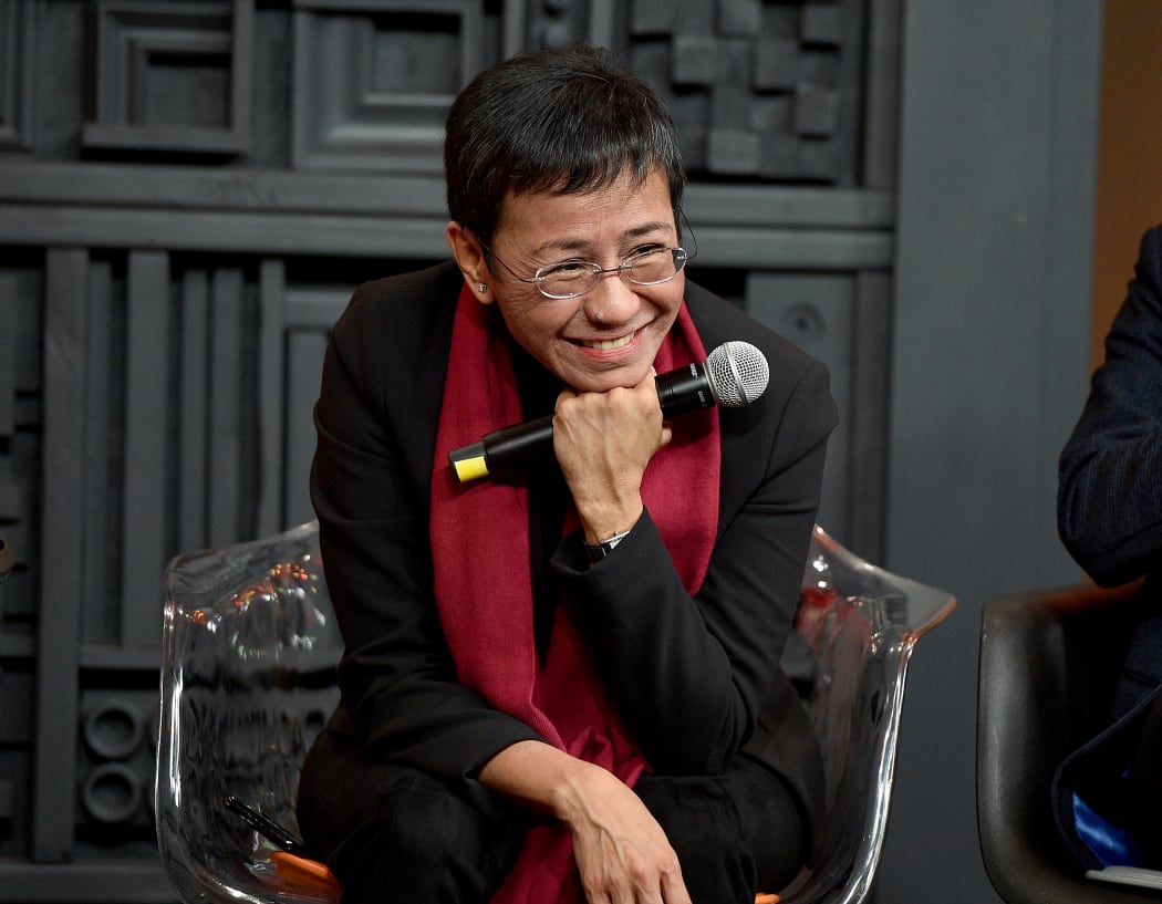 Filipino journalist Maria Ressa.