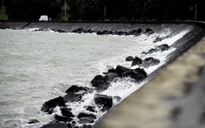 Heavy rain and wind hit Auckland on 12 April 2024.