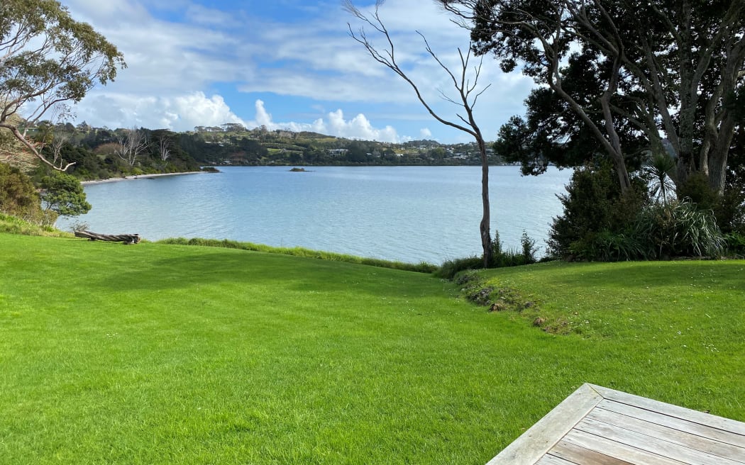 The view from the Dancing Petrel tasting room.