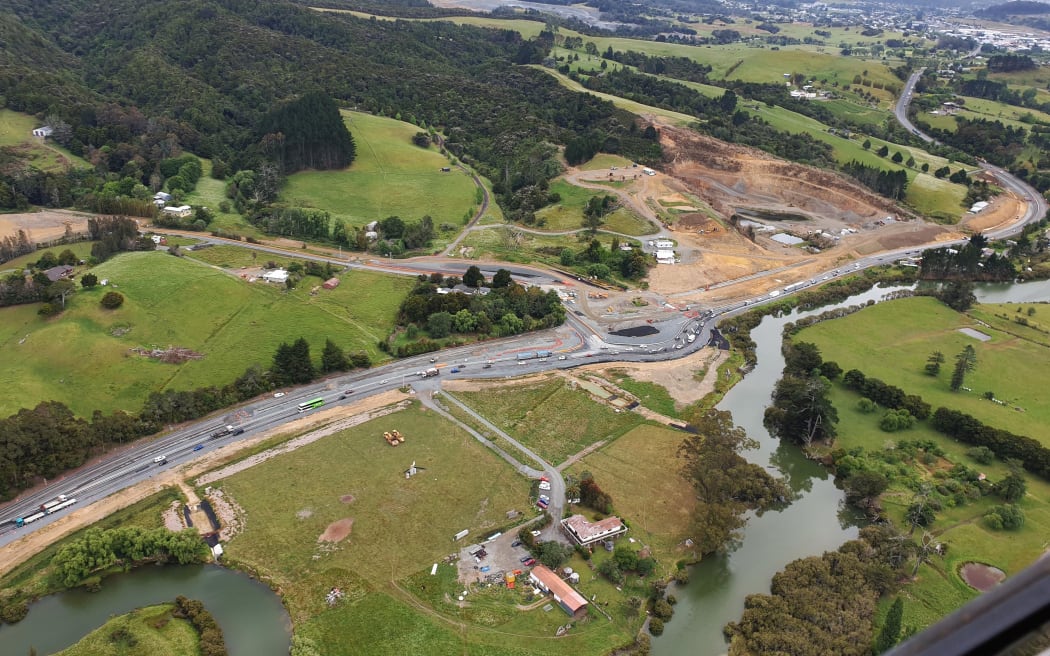 Whangarei to Auckland state highway roading development, Otaika December 2019