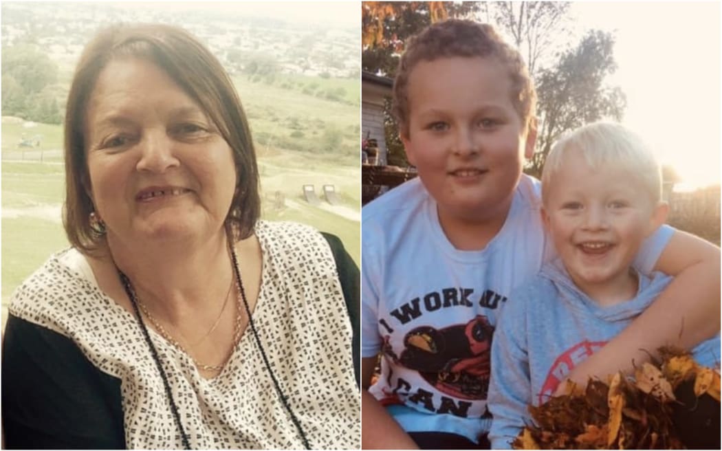Bev Hiscox and Luka and JJ Sirett.