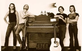 Waves original line up L-R: David Marshall, Michael Matthew, Graeme Gash, Kevin Wildman.
