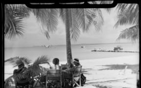 Island of Akaiami, Aitutaki Atoll, Cook Islands.