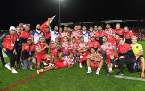 The Tongal Invitational XIII celebrate their win.