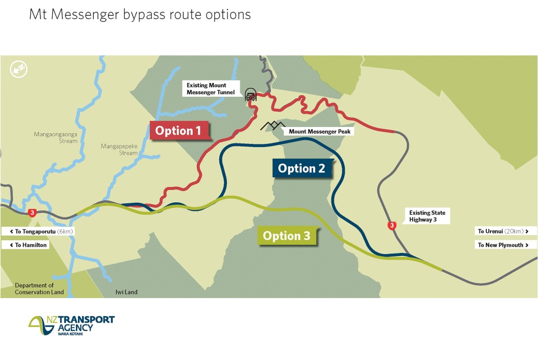 One of the proposed new SH3 routes.