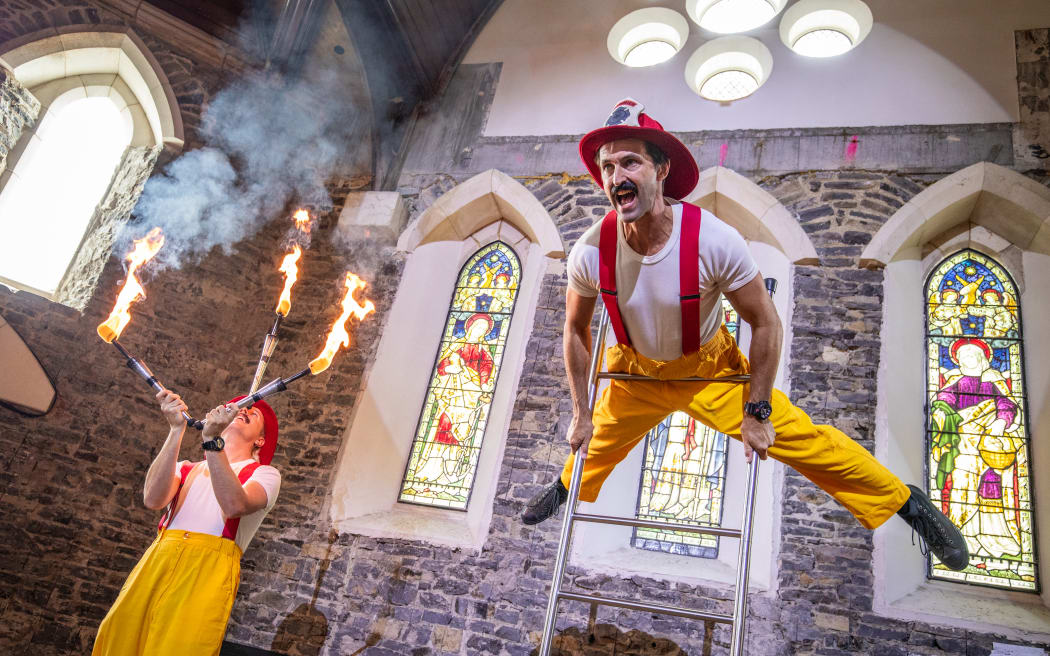 The Circus Firemen Angus and Matilda