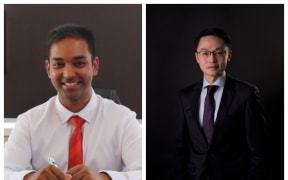 Immigration advisor Shaneel Kumar and immigration lawyer Harris Gu
