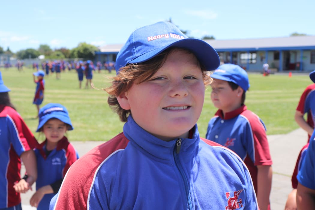 Henry Hill School student Khulton Trethewey.
