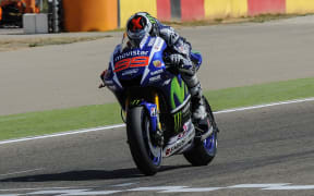 The Italian motorcyclist Jorge Lorenzo.