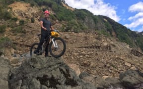 Simon Morton at Okiwi Bay
