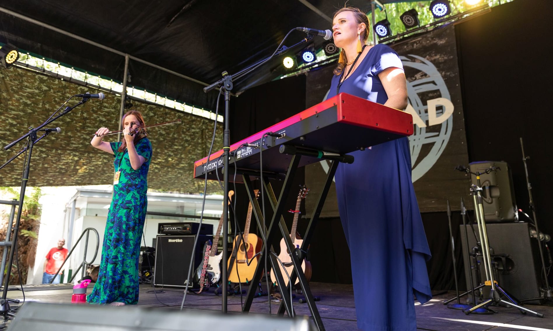Emily Upston & Charlotte Johansen at WOMAD 2019