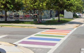 The rainbow crosswalk near Orlando's Pulse Nightclub was removed by the state.