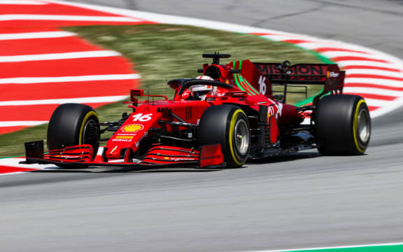 Charles Leclerc will be on on pole position in Baku