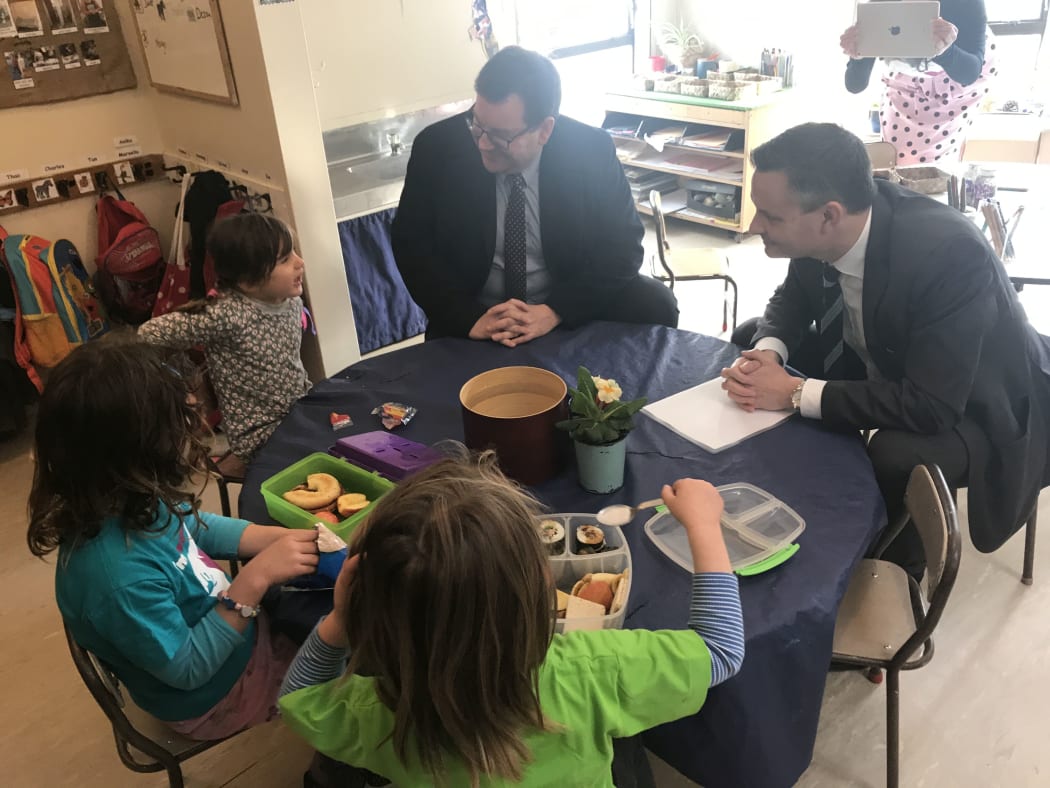 James Shaw at Aro Valley PreSchool.