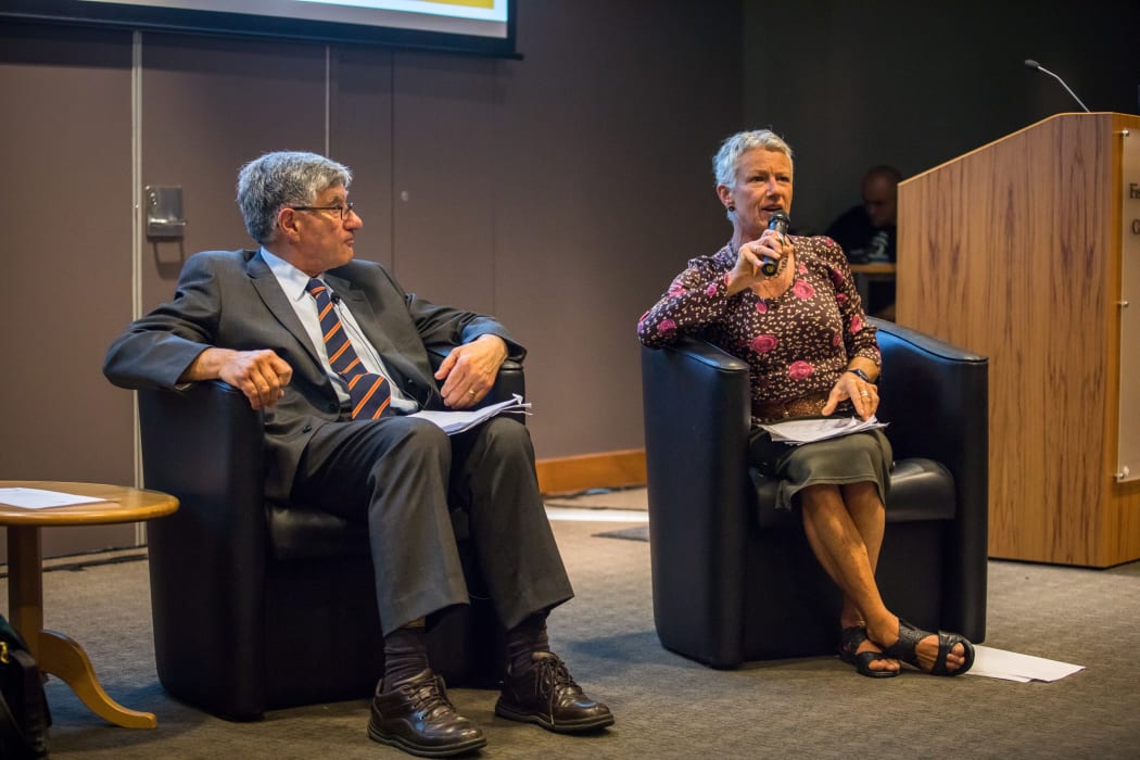 Prof Jim Mann and Kim Hill